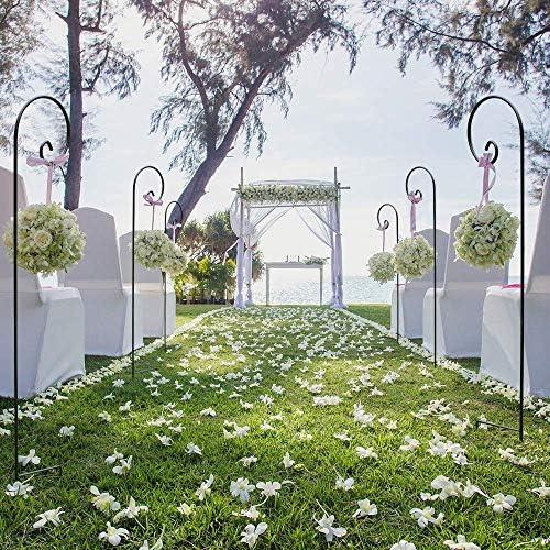 BEAU JARDIN shepherd hooks for plants lanterns and garden decor