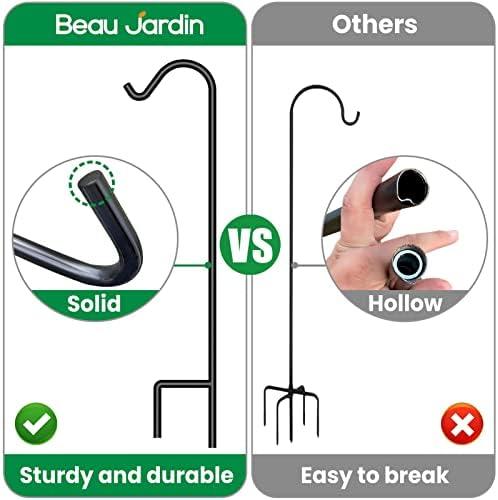 Elevate Our Garden: Reviewing the BEAU JARDIN Shepherds Hooks