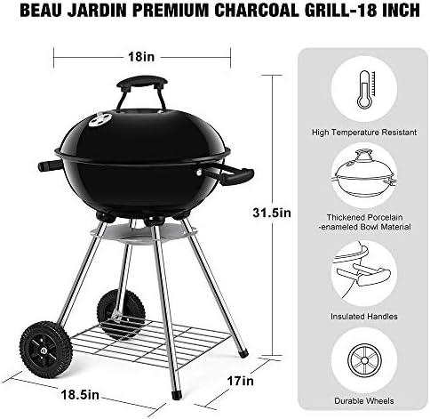 Our Experience with the BEAU JARDIN⁤ 18-Inch Charcoal Grill