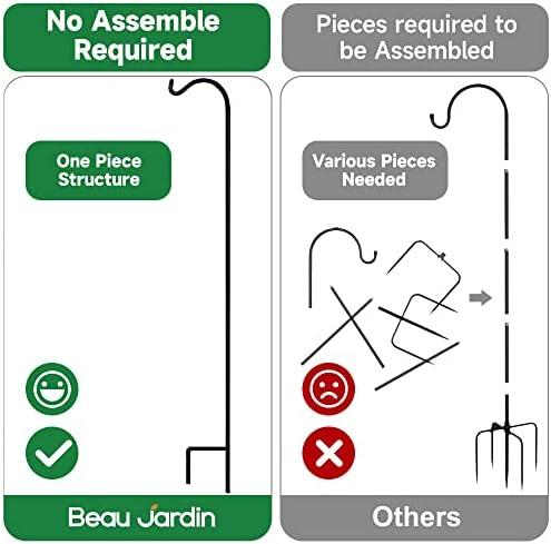Elevate Our Garden: Reviewing the BEAU JARDIN Shepherds Hooks